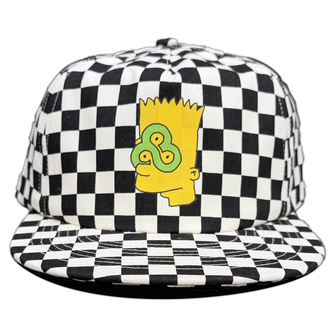 B&W Checkered Hat