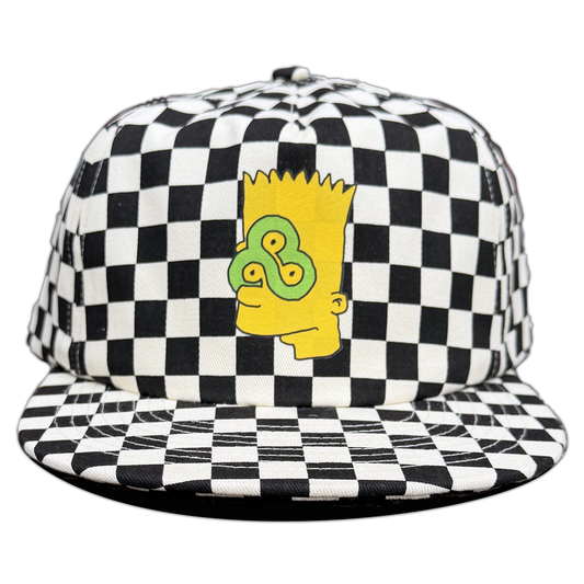 B&W Checkered Hat