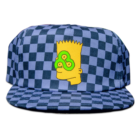 Blue Checkered Hat