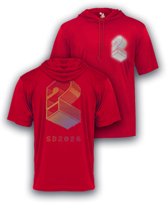 Red SD2026 Hooded Tee