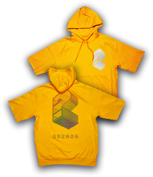 Yellow SD2026 Cut-Off Hoodie